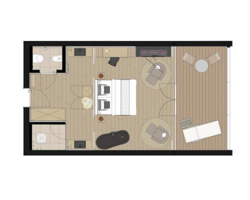 Hotel Chalet Mirabell Hafling Rum bild